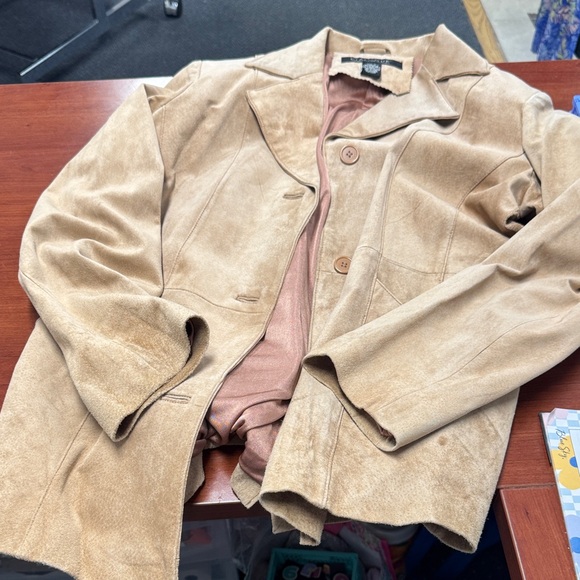 Dialogue suede jacket S // 071907 - Picture 1 of 2